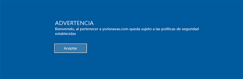 Agregar mensajes al iniciar sesión mediante GPOs